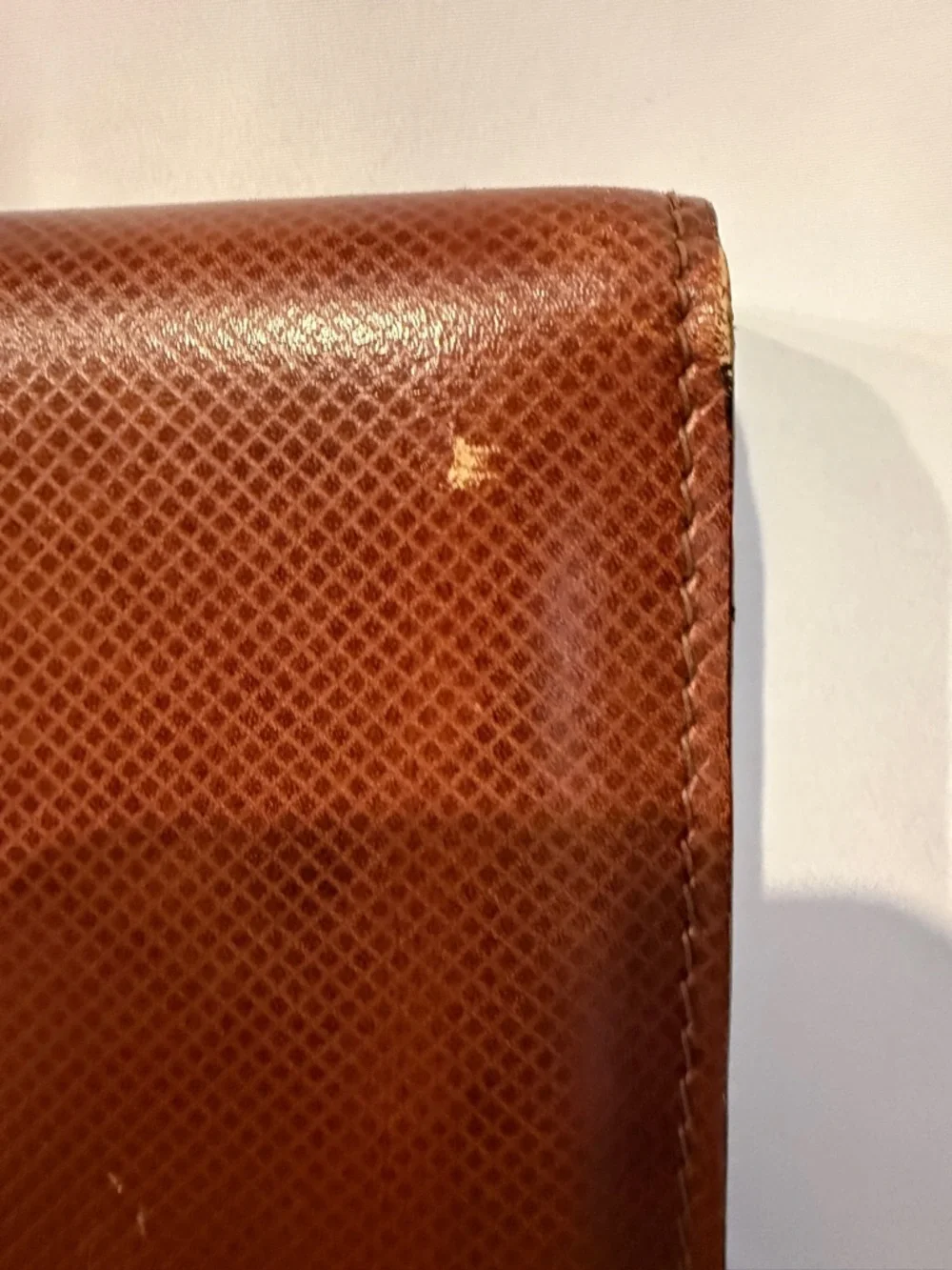 Bottega Veneta Briefcase Leather Cognac Brown, Key & Dust Bag Vintage Luxury
